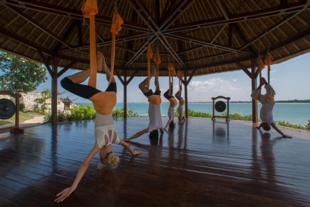 Swept off Our Feet by Antigravity Yoga at Bali’s Four Seasons Jimbaran Bay
