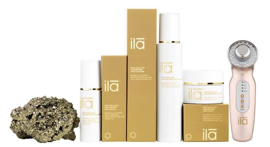 Jessica Vince Tests Ila’s New Gold Cellular Age-Restore Facial