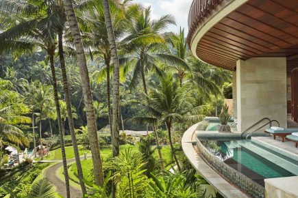 Bali's Sacred River Spa at what Travel & Leisure declares the best hotel in the world